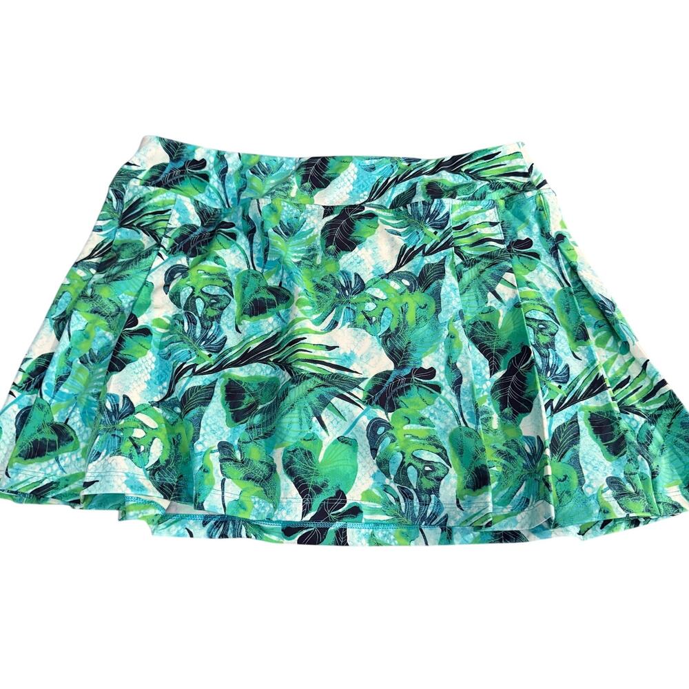Tommy Bahama Plus size colorful tropical golf skirt skort sz XL